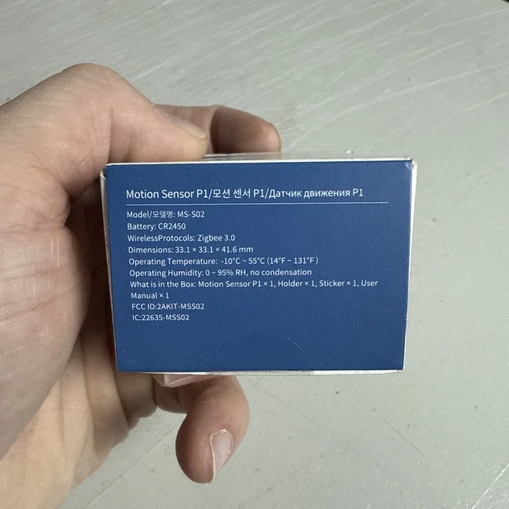 Aqara Motion Sensor P1 Requires AQARA HUB 5-Year Battery Life